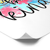 フレームカラフルに収ま絵を描らない優しいスプラッシュ ポスター (角)