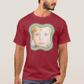 フレームカラフルカスタム写真 Tシャツ (正面)