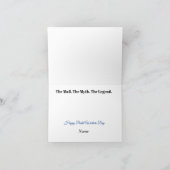 フレームカードのメービクトリアンルマンシルエット カード (内部)