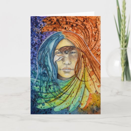 フレームカード：《鳥》ハヤブササイト カード (正面)