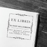 フレームクラシカル男らしExライブラリ蔵書票 セルフインキングスタンプ<br><div class="desc">このクラシカルFrame Ex Libris蔵書票スタンプはクラスのtouchをライブラリの追加に追加しお気に入りの、その安全を確保するための差出人住所を提供する。sans serifタイポグラフィとクラシカルの組み合わせモダンで、このクリーンな澄んデザインは保護、長年にわたって価値のあるエディションをserifに。パーソナライズおよび使用する簡単。</div>