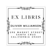フレームクラシカル男らしExライブラリ蔵書票 セルフインキングスタンプ (デザイン)