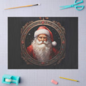 フレームクラシックデカップク華美ラフのサンタクロース 薄葉紙 (クラフト)