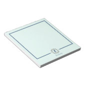 フレームクラシック内のモノグラムイニシャル名前をカスタムする ノートパッド (アングル)