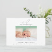 フレームシンプル写真の発表の紹介 案内状 (スタンド正面)