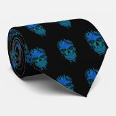 フレームスカル – 青 ネクタイ (ロール)