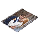 フレームスタイリッシュモノグラムウェディングプランナー ノートブック (左側)