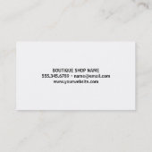 フレームスタイリッシュ |行 名刺 (裏面)