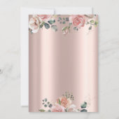 フレームスワーズ赤面フラワーズドレスキンセアニラ 招待状 (裏面)