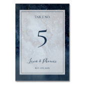 フレームテーブル番号付き天夜空 テーブルナンバー (裏面)