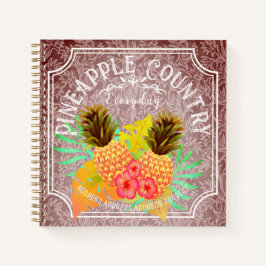 フレームノートブック付きピンアップルブラウン ノートブック