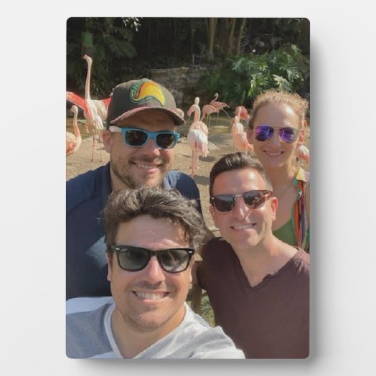 フレームパーソナライズされたレス写真プラークの写真 フォトプラーク (正面)