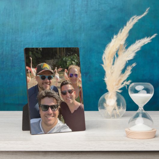 フレームパーソナライズされたレス写真プラークの写真 フォトプラーク (側面)