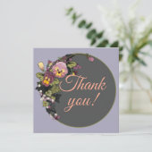 フレームビクトリアン付きパンジーのカスタマイズ可能 シーズンカード (スタンド正面)