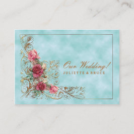 フレームビクトリアン-結婚式招待状スイート 名刺