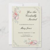 フレームファンシー5x7ブライダルシャワーへの招待 招待状 (正面)