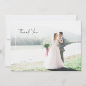 フレームフォト結婚ズ サンキューカード (正面)