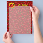 フレームフライヤー付きの唐辛子 チラシ (手)