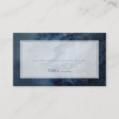 フレームフラットの天夜空結婚 プレイスカード (正面)