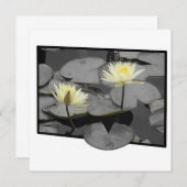 フレームフラットカードの向こうの開花 (正面/裏面)