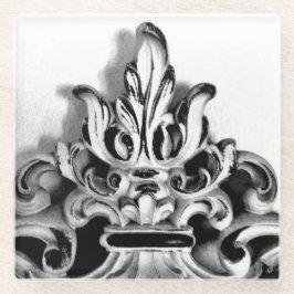 フレームフランスの ガラスコースター