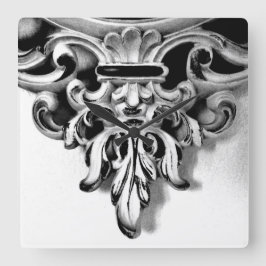 フレームフランスの スクエア壁時計