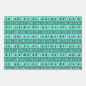 フレームホリデーギフトラップセット ラッピングペーパーシート (正面3)