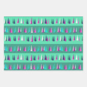 フレームホリデーギフトラップセット ラッピングペーパーシート (正面2)