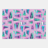 フレームホリデーギフトラップセット ラッピングペーパーシート (正面)