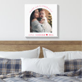 フレームモダンカスタムフォトハッピー最初の母親の日 キャンバスプリント (インサイチュ (寝室))