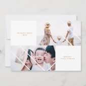 フレームモダンクリスマスフォトカード シーズンカード (正面)