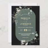 フレームモダング離れリー結婚式招待状 招待状 (正面)