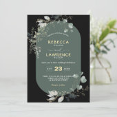 フレームモダング離れリー結婚式招待状 招待状 (スタンド正面)
