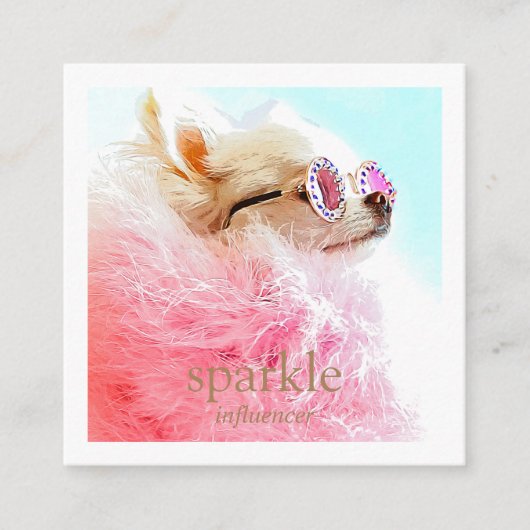 フレームモダンフォトスキャン可能なQRコード スクエア名刺