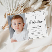 フレームモダンフォト献納の招待 招待状