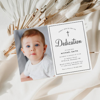 フレームモダンフォト献納の招待 招待状