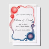 フレームモダン ベラム紙招待状 (オフセット)