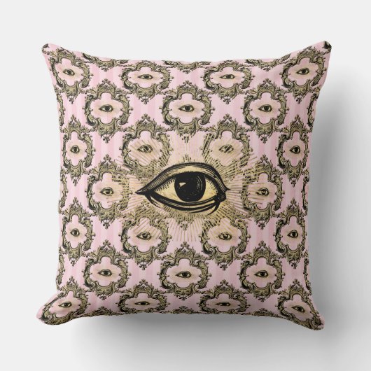 フレームユニーク内の目 クッション (正面)