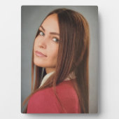 フレームレスカスタムフォトテーブルトップイーゼルバック フォトプラーク (正面)