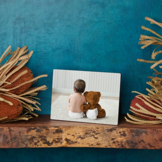 フレームレスフォトテーブルトップイーゼルバックプラーク フォトプラーク (側面)