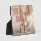 フレームレスフォトテーブルトップイーゼルバック フォトプラーク (正面)