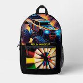 フレームレーサーバックパック プリントバックパック (正面)