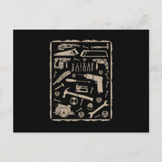 フレームヴィンテージ付きツール ポストカード