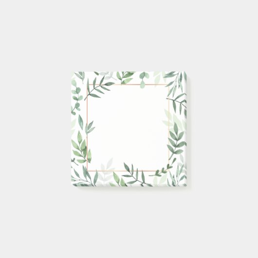 フレーム付きの分岐葉と ポストイット (正面)