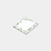 フレーム付きの分岐葉と ポストイット (アングル)