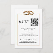フレーム付きエレガントWwdding帯レスポンスカード 出欠カード (正面/裏面)