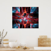 フレーム付きカラープリントEBSQアート ポスター (キッチン)