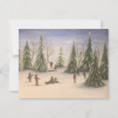 フレーム付きグリーティングカード ノートカード (正面)