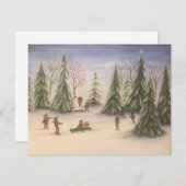 フレーム付きグリーティングカード ノートカード (正面/裏面)