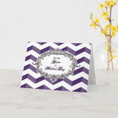 フレーム付きシスターシェブロンの母フランスのの日 カード (黄色い花)